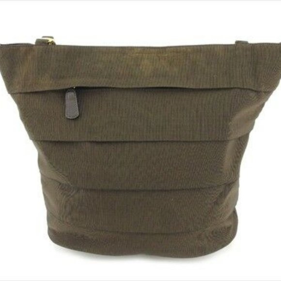 Salvatore Ferragamo Tote bag Vera Brown canvas Woman unisex Authentic Used G1330 - Picture 2 of 8